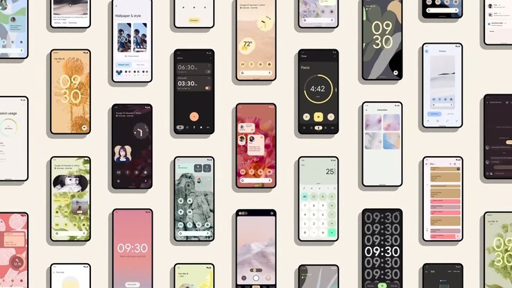 Mit dem Material You-Redesign wird Android 12 zumindest mal auf Pixel Phones von Google ein neues Look-and-Feel bieten.