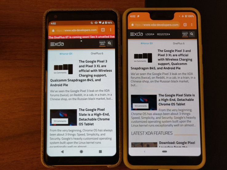 Ein Pixel 3 XL mit versteckter Notch sieht aus wie ein Pixel 2 XL.