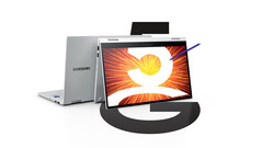 Das Samsung Galaxy Book Flex2 5G kombiniert einen leistungsstarken Tiger Lake SoC mit einem schnellen 5G-Modem. (Bild: Samsung)