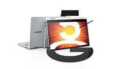 Das Samsung Galaxy Book Flex2 5G kombiniert einen leistungsstarken Tiger Lake SoC mit einem schnellen 5G-Modem. (Bild: Samsung)