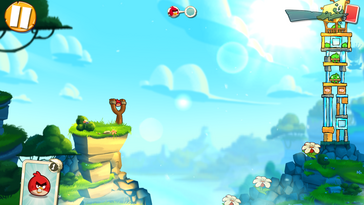 Angry Birds 2 auf dem Gigaset GS180