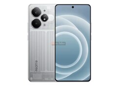 Das Realme 15 Pro soll mit einer auffälligen Rückseite in Silber angeboten werden. (Bildquelle: 91mobiles)