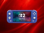 Nintendo Switch Lite mit Switch 2 Logo