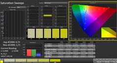 Calman: Farbsättigung (kalibriert)