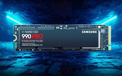 Die Samsung 990 Pro SSD soll Datenraten bis 7.450 MB/s erreichen. (Bild: Samsung)