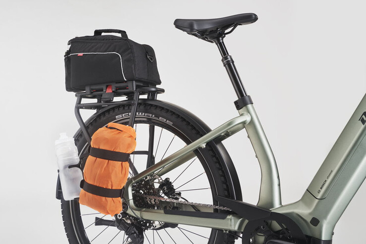 Der Gepäckträger erlaubt die Montage von verschiedenem Zubehör (Bildquelle: Diamant)