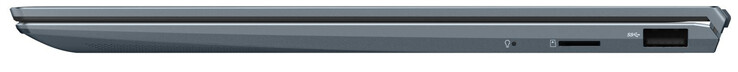 Rechte Seite: Speicherkartenleser (MicroSD), USB 3.2 Gen 1 (Typ A)
