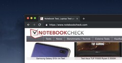Chrome 73 passt sich endlich dem dunklen Betriebssystem an. (Bild: Notebookcheck.com)
