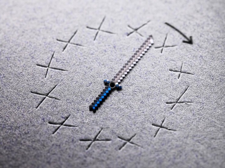 Schwertförmiger Minutenzeiger