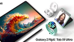 In diesem und einigen anderen Marketing-Bildern zeigt ein aktueller Leak alles, was Samsung am nächsten Galaxy Unpacked Event vorstellen wird.