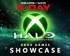 Xbox Games Showcase 2026-Banner mit Halo: Campaign Evolved und Gears of War: E-Day.