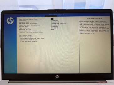 BIOS Boot Optionen