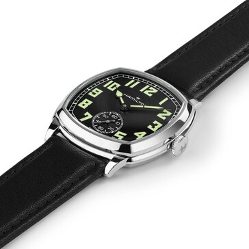 Die Hamilton H36129730 Uhr mit schwarzem Zifferblatt