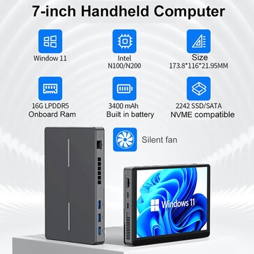 Der Display ist recht klein und nicht hochauflösend (Bildquelle: SZBox)