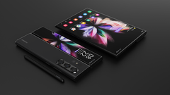 Das Konzept des sehr interessanten Samsung Galaxy Z Fold Note Foldables (Bild: Technizo Concept)