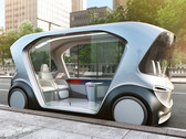 Bosch zeigt Shuttle-Konzeptfahrzeug auf der CES 2019.