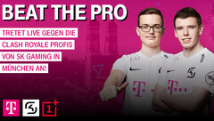 OnePlus: Schlagt die Clash Royale-Profis von SK Gaming in München.