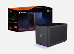 Die Gigabyte Gaming Box wird es bald möglich machen, ein Ultrabook um eine GeForce RTX 3080 zu erweitern. (Bild: Gigabyte, via VideoCardz)