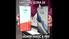 Das Honor Magic6 Pro hat das Samsung Galaxy S24 Ultra im Visier: Mit spannenden Kamera- und Akku-Technologien. (Bild: Unbox Therapy)