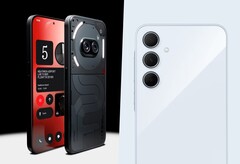 Das Nothing Phone (2a) setzt auf ein auffälliges Design mit Glyph Interface. (Bild: Nothing / Samsung)