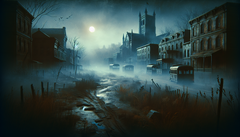 Liminal Point ist ein Survival-Horror-Spiel, das auf eine isometrische Kameraperspektive setzt. (Bildquelle: DallE 3)