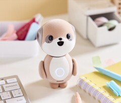 Sharps neuester AI-Assistent steckt im Körper eines Roboter-Erdmännchens. (Bildquelle: Sharp)