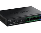 Der lüfterlose Multi-Gigabit-Switch TPE-BG350 von Trendnet kommt im robusten Metallgehäuse.