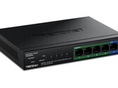 Der lüfterlose Multi-Gigabit-Switch TPE-BG350 von Trendnet kommt im robusten Metallgehäuse.