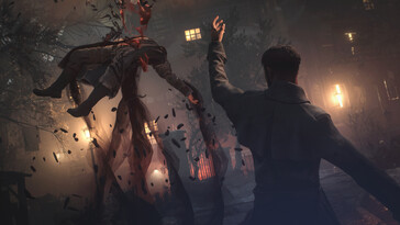 Ein großer Teil des Gameplays besteht aus Dialogen und Entscheidungen. Hilfreich ist, dass man Menschen als Vampir auch hypnotisieren und gezielt beeinflussen kann. (Im Bild: Ein Screenshot aus Vampyr.)