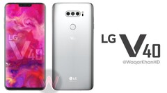 LG V40: Renderbilder zeigen 5 Kameras und Notch