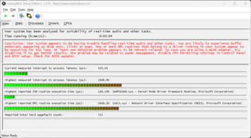LatencyMon - Übersicht