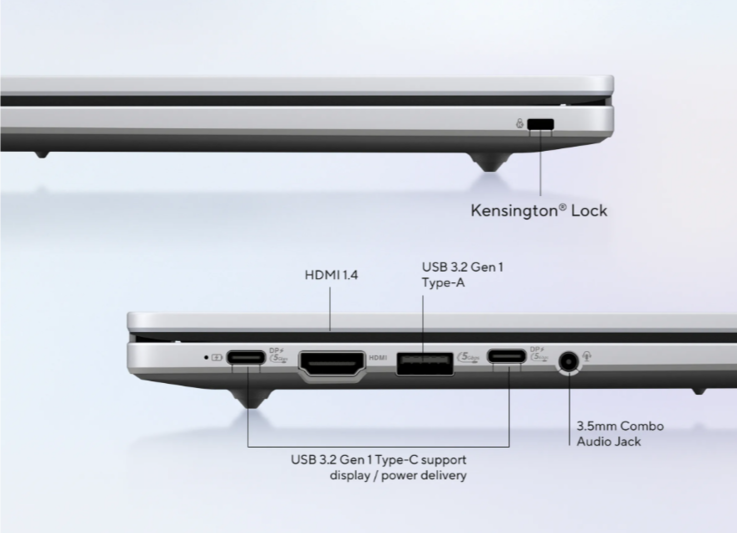 Anschlüsse des Asus Chromebook CX15
