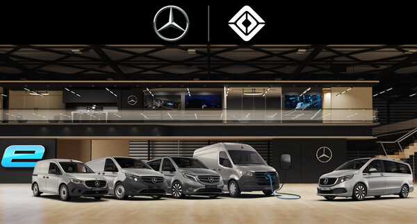 Mercedes-Benz Vans und Rivian bauen Elektro-Transporter, Neuausrichtung des Produktionsnetzwerks.