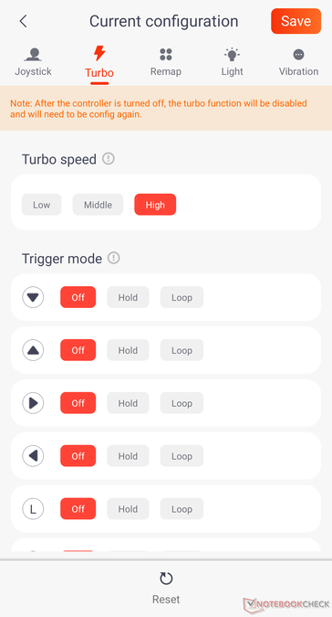 Um die Turbotasten einzurichten, benötigt man die Mobapad App.