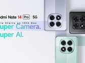 Das Redmi Note 14 Pro 5G gibt es ab 13. Dezember 2024 in Indien. (Bildquelle: Xiaomi)