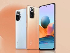 Das Xiaomi Redmi Note 10 Pro bietet ein 1.080p+-AMOLED-Display, das eine Bildfrequenz von 120 Hz erreicht. (Bild: Xiaomi)