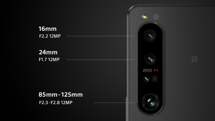 Das Sony Xperia 1 IV ist das erste Smartphone weltweit mit variablem optischem Zoom in Periskop-Form.