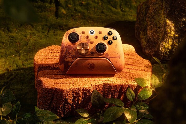 Der Ultimate 3 Tomb Raider Controller für Xbox lässt sich drahtlos mit Xbox-Konsolen verbinden und ist Teil der 30-Jahr-Jubiläumsedition von Tomb Raider
