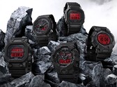 Casio bringt die Uhren der Linie „Black and Bold Red“ in Europa, darunter auch in Deutschland, auf den Markt (Bildquelle: Casio)
