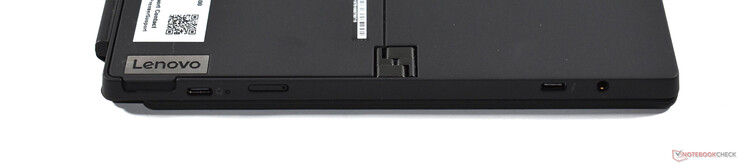 rechts: USB C 3.2 Gen 2, Nano-SIM Slot, Thunderbolt 4, 3.5mm Audio
