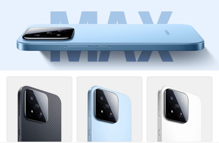 Die drei Farboptionen des Xiaomi 17 Max.