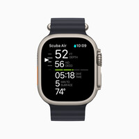 Die Apple Watch Ultra soll umfangreiche Tauch-Funktionen bieten (Bild: Apple)