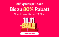 Der große AliExpress 11.11-Sale beschert bis zu 80 Prozent Rabatt! (Bildquelle: AliExpress)