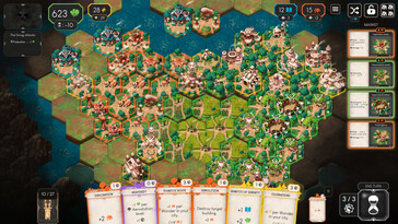 Im Bild: Ein Gameplay-Screenshot aus Dawnmaker.