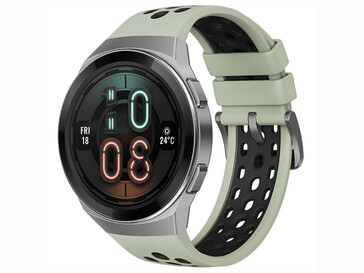 Die Huawei Watch GT 2e in grün (Bild: Winfuture)