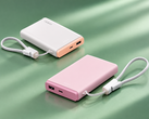Oppo 33 W Pocket Charge ist in den Farbvarianten Hellrosa und Khaki erhältlich.