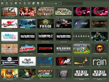RPCS3 – Spielsymbole im alten Steam-Design.