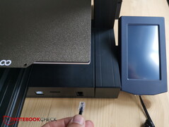 Touchscreen einstöpseln