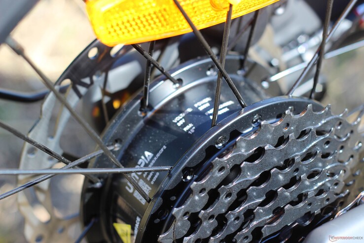 Der Nabenmotor unterstützt dynamisch