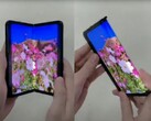 Ähnlich wie bei diesem Displayprototypen von BOE aus 2021 dürfte das Xiaomi Mix Fold 2 mt 360 Grad Scharnier in zwei Richtungen faltbar sein.